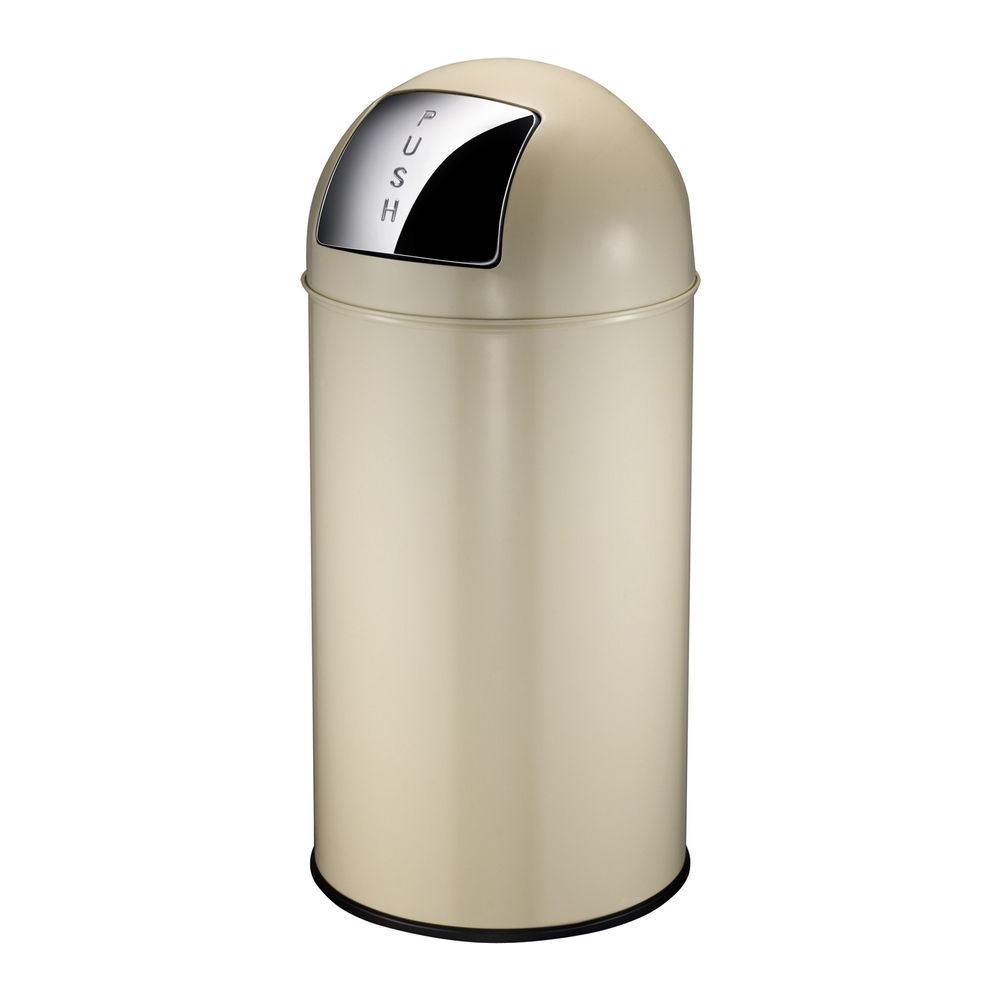 Afvalbak 40ltr Eko Pushcan créme afbeelding