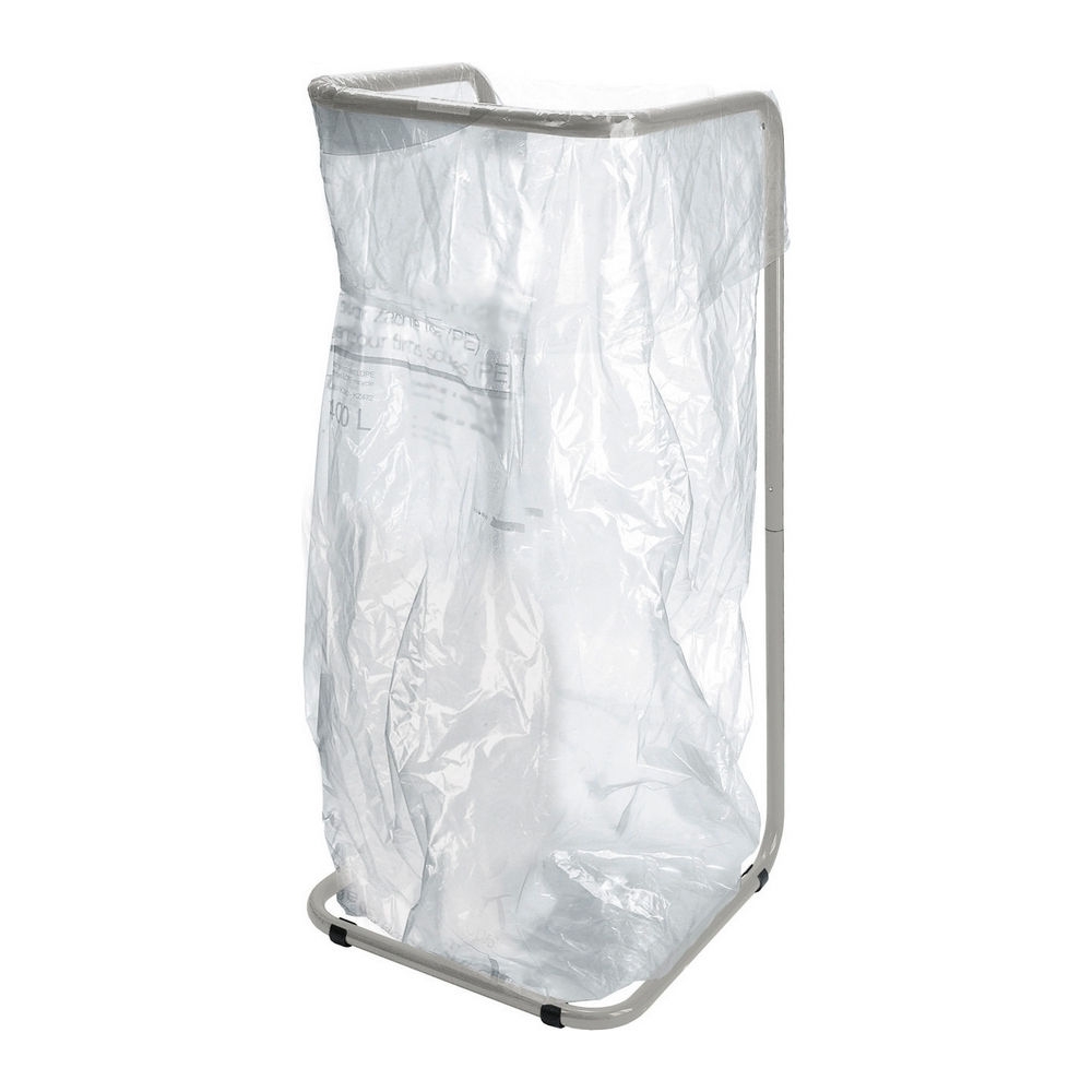 Afvalzakhouder grootvolume 400ltr grijs afbeelding