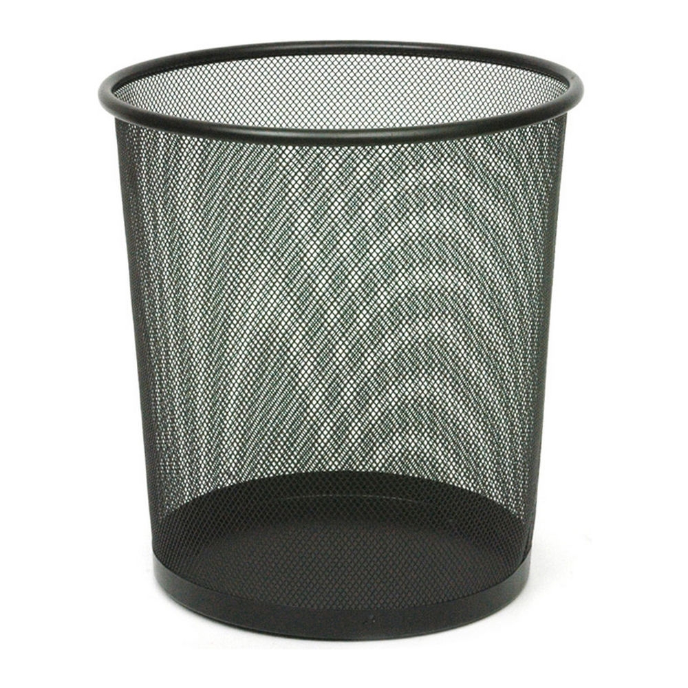 Papiermand rond 19ltr zwart 12st afbeelding