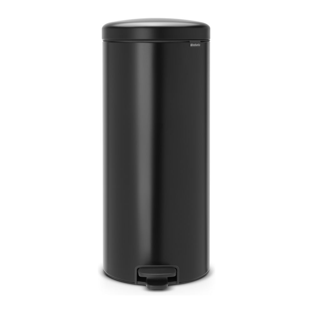 Brabantia Pedaalemmer 30 liter NewIcon mat/zwart afbeelding