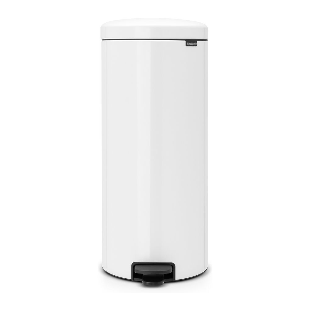 Brabantia Pedaalemmer metalen binnenemmer 30 liter wit afbeelding