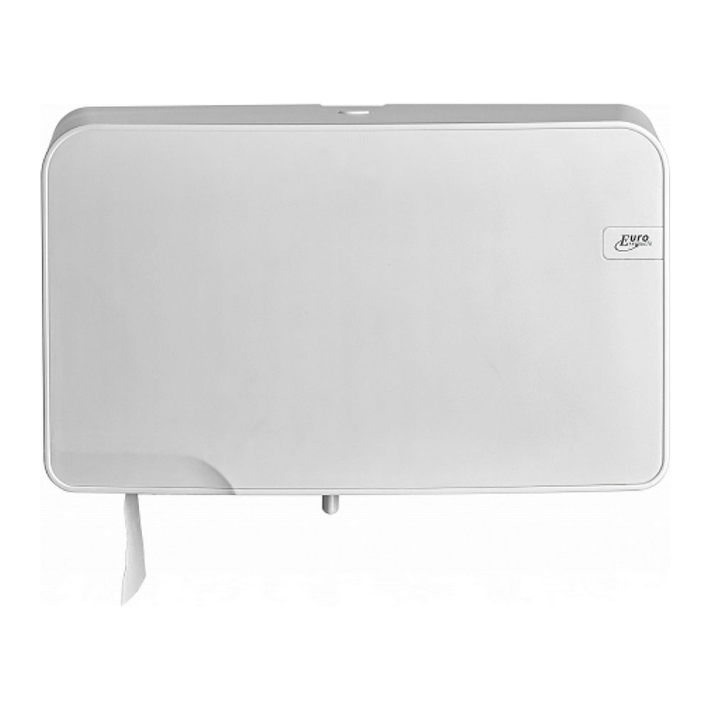 Euro Products &VerticalLine; Toiletrolhouder &VerticalLine; Quartz Mini Jumbo Duo &VerticalLine; Wit