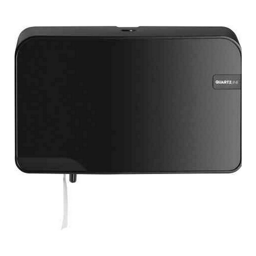Euro Products &VerticalLine; Quartz &VerticalLine; Duo Toiletrolhouder &VerticalLine; Zwart