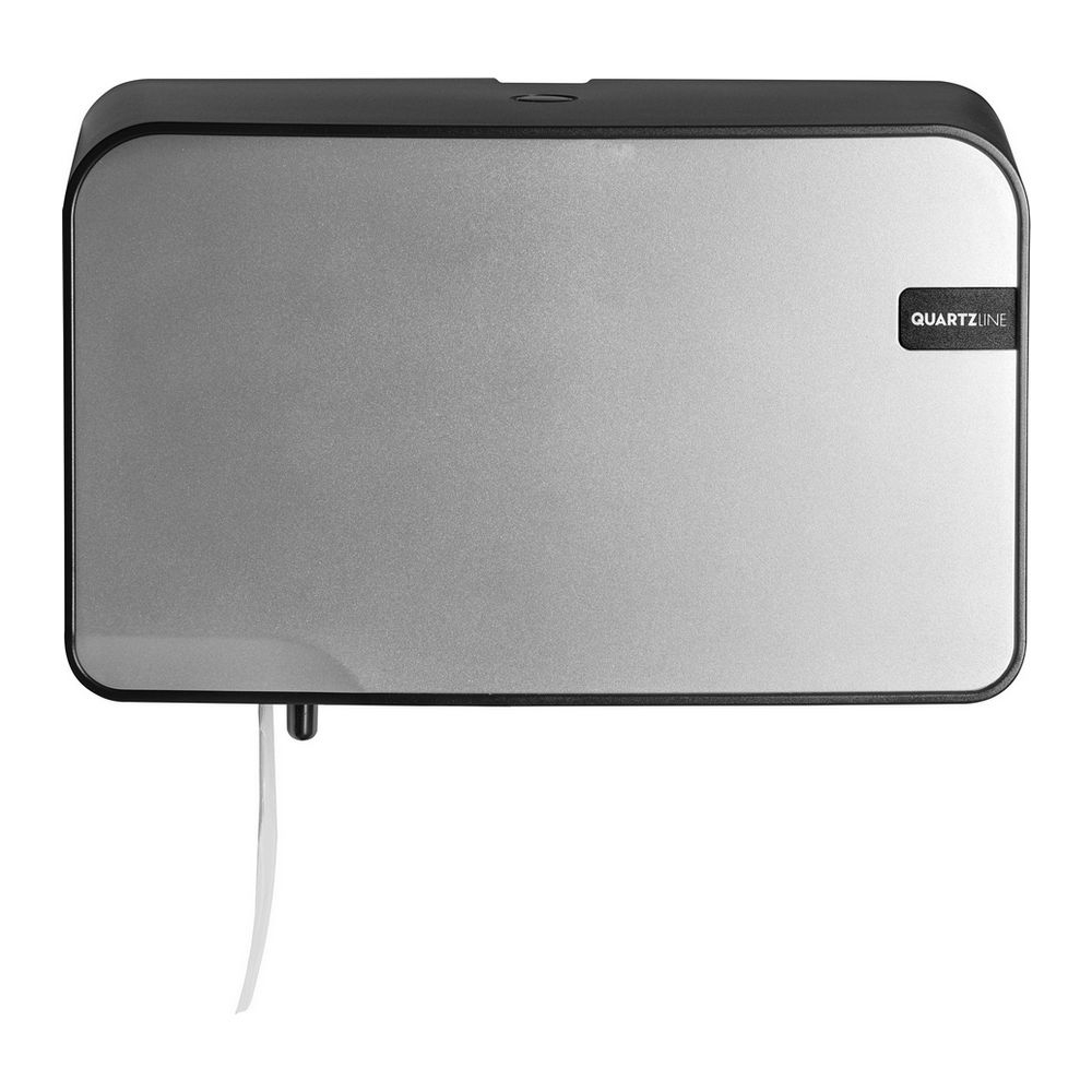 Euro Products &VerticalLine; Quartz &VerticalLine; Coreless &VerticalLine; Duo Toiletrolhouder &VerticalLine; Zilver