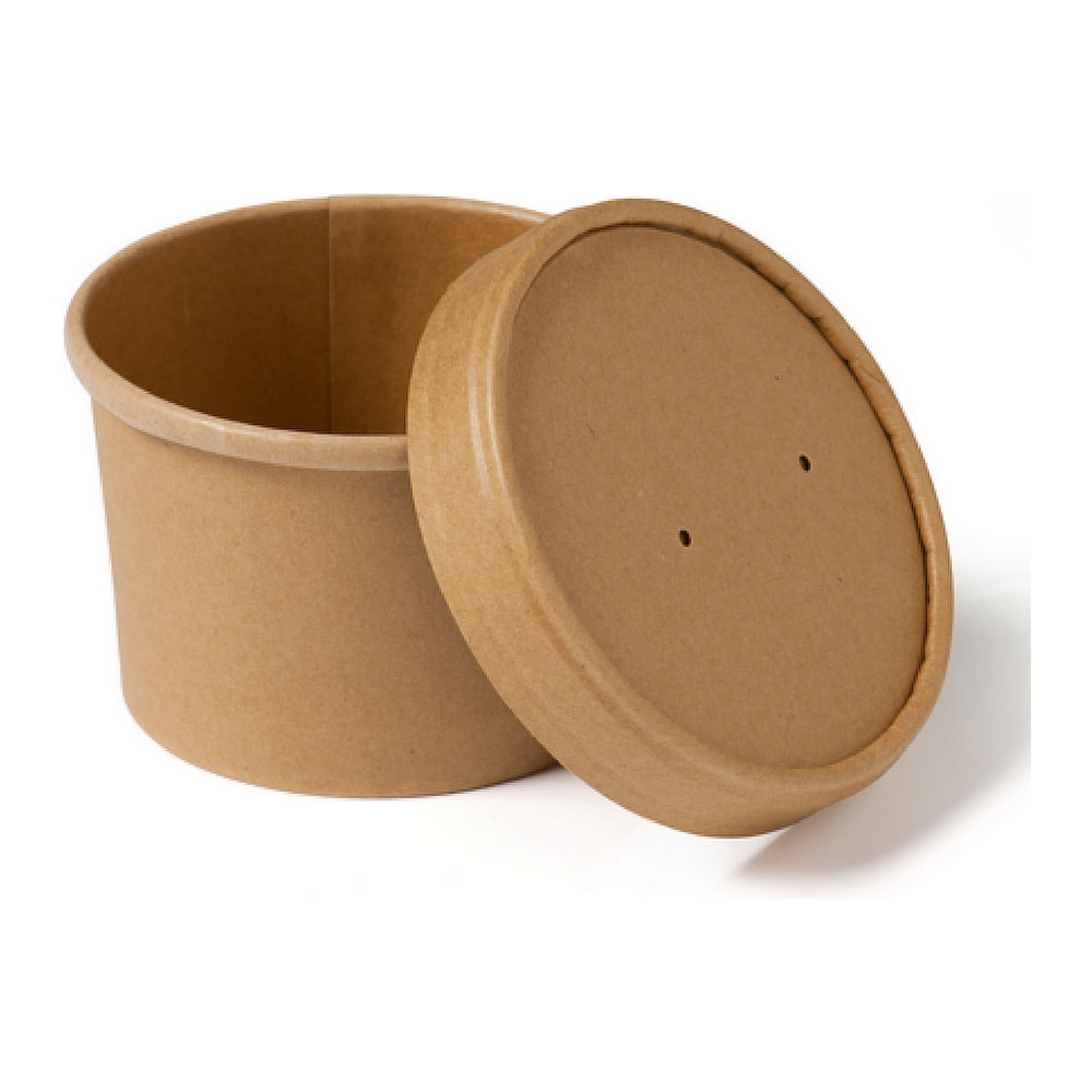 Biodore Soepkom en deksel Kraft 250 ml 20 x 25 stuks afbeelding