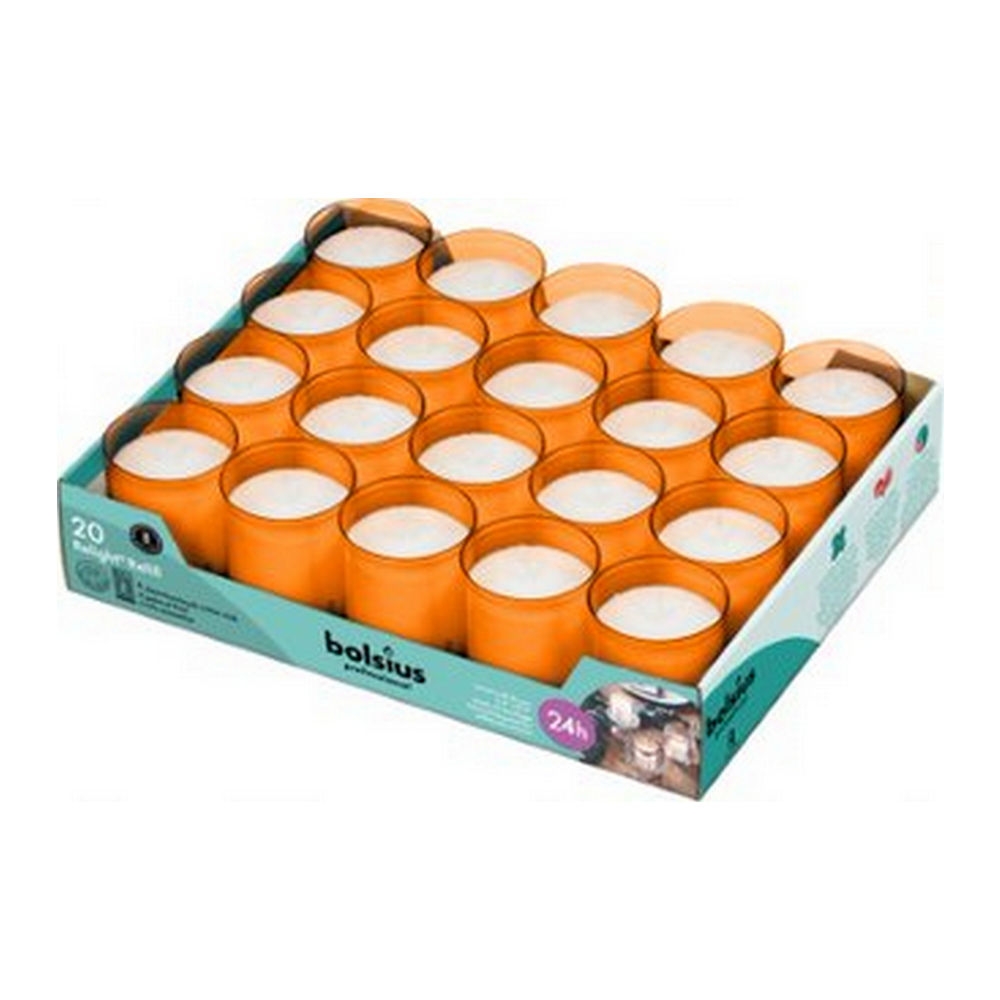 Bolsius | Relight Oranje kaarsen | Navulling 20 stuks afbeelding