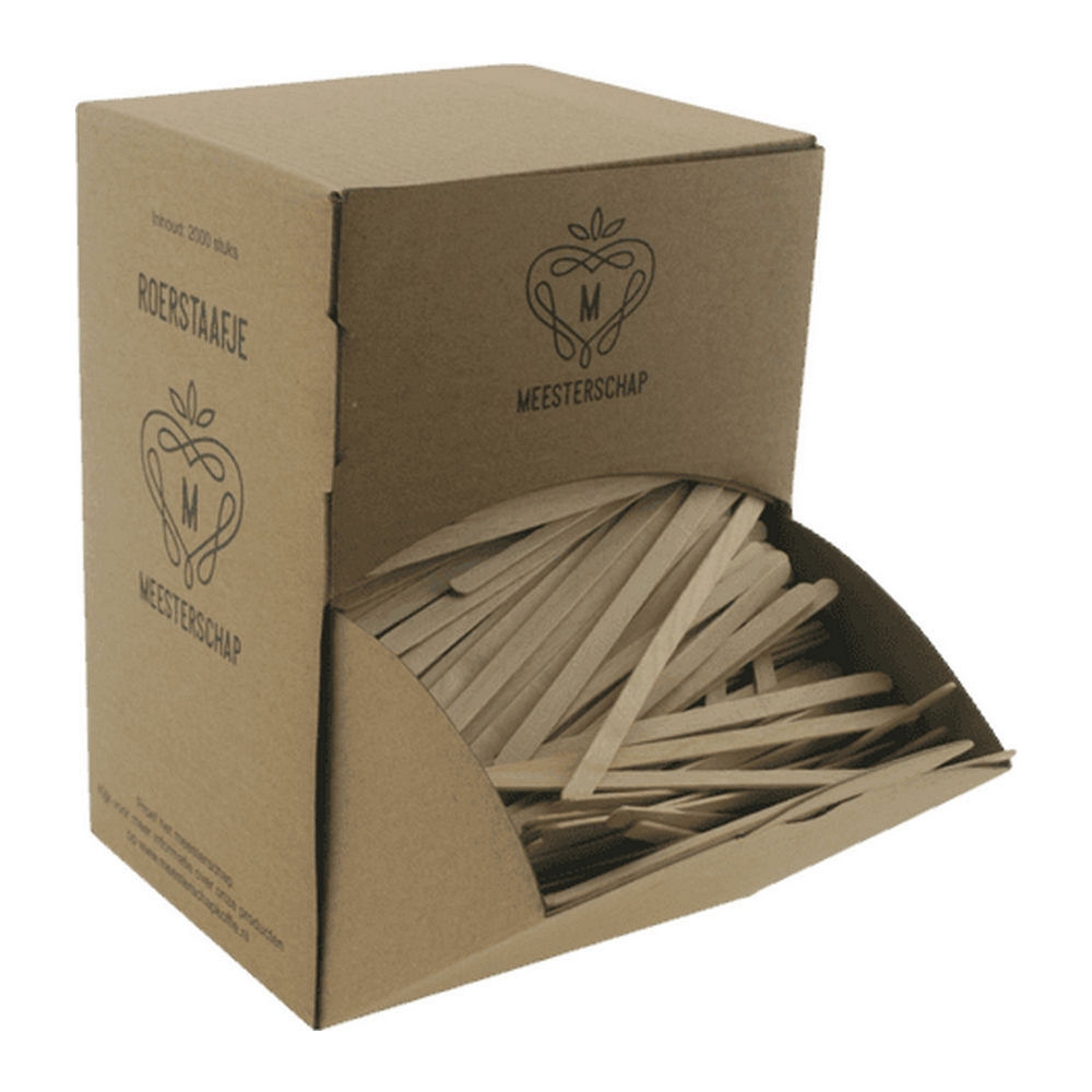 Meesterschap Roerstaafje Hout 2000 stuks afbeelding