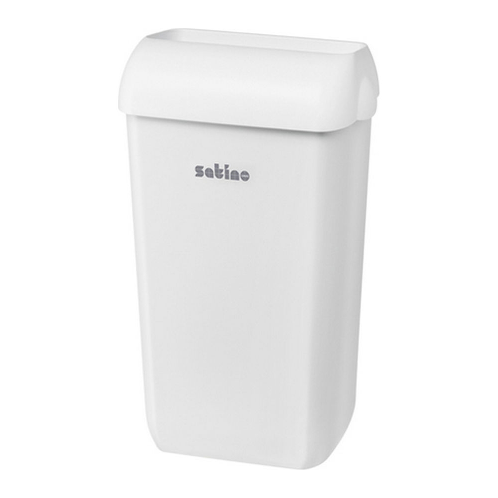 Satino | Afvalbak Wit | 23 liter