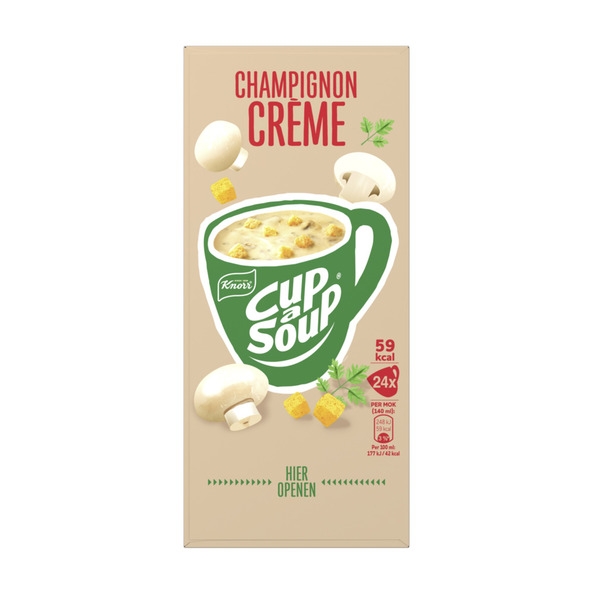 Knorr | Cup-A-Soup Champignon | 24 x 140 ml afbeelding