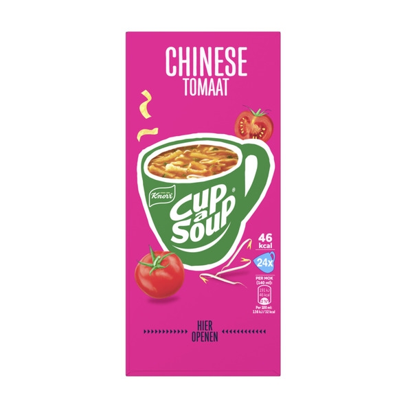 Knorr | Cup-A-Soup Chinese Tomaat | 24 x 140 ml afbeelding