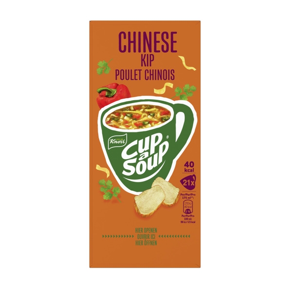 Knorr | Cup-A-Soup Chinese Kip | 21 x 175 ml afbeelding