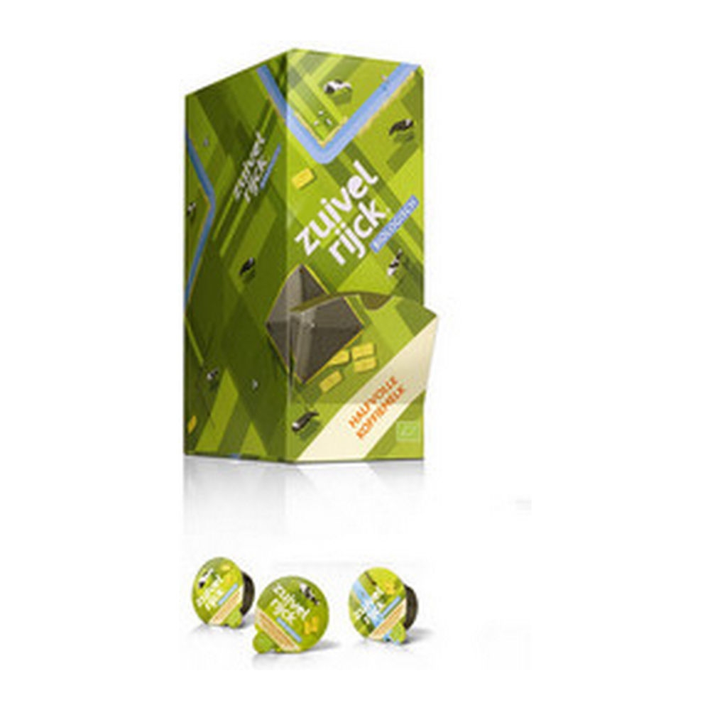 Zuivelrijck | Bio Hv Koffiemelk Cups | 200 x 7,5 gram