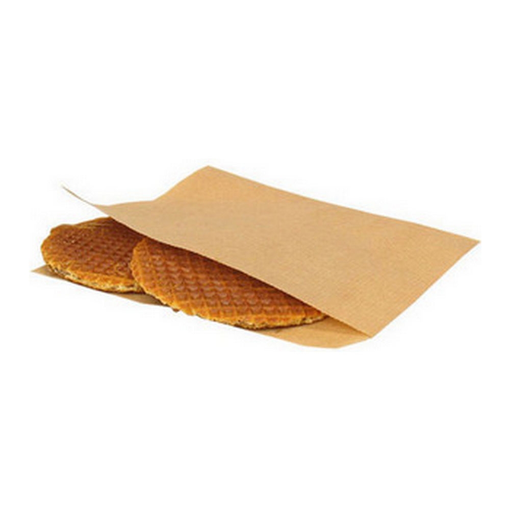 Snackenvelop | Zak Bruin Kraft | 15x15 cm | 2000 stuks