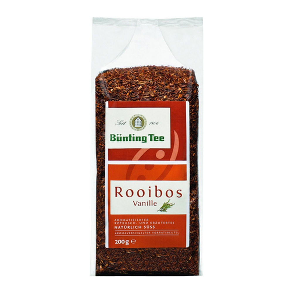 Bünting Tee | Rooibos Vanille | 6 x 200 gram afbeelding