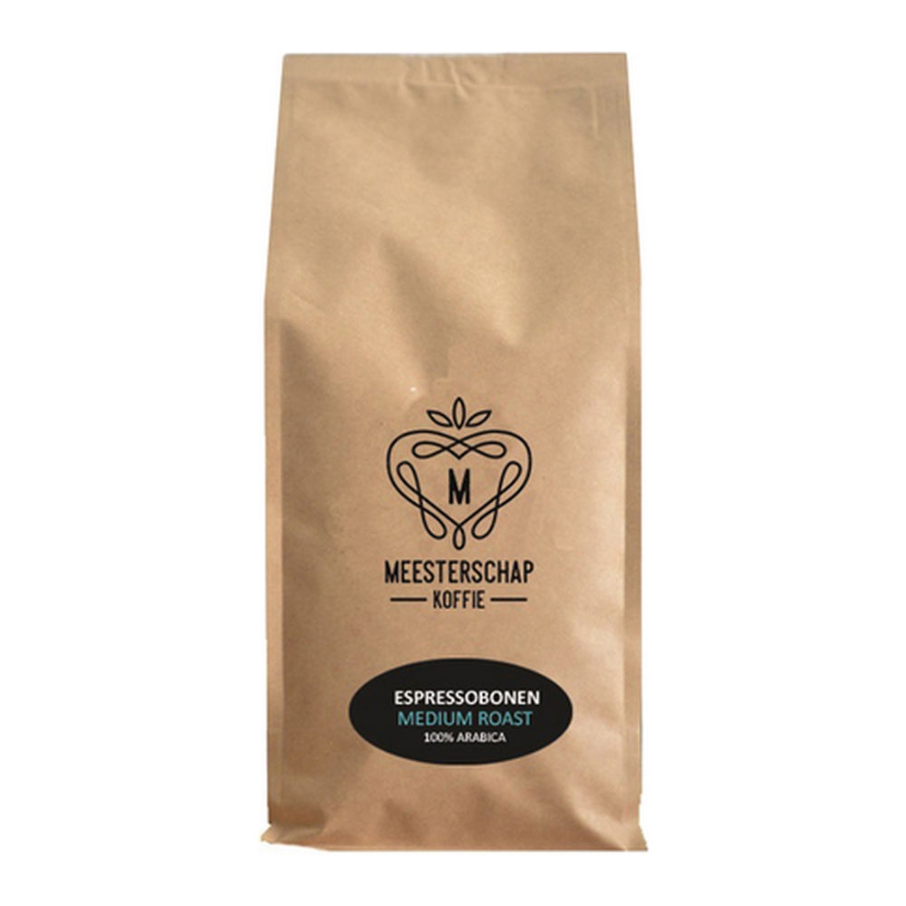 Meesterschap | Espressobonen 100% Arabica Medium | 1 kg