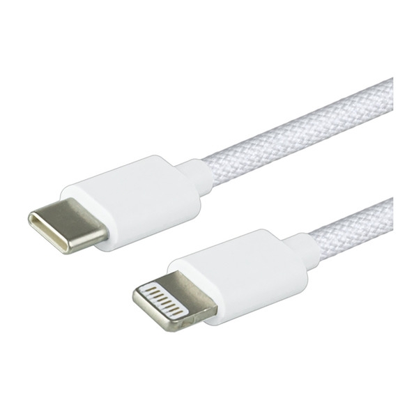 Greenmouse | USB-C Naar Lightning Kabel Woven 1mtr | 5 stuks afbeelding