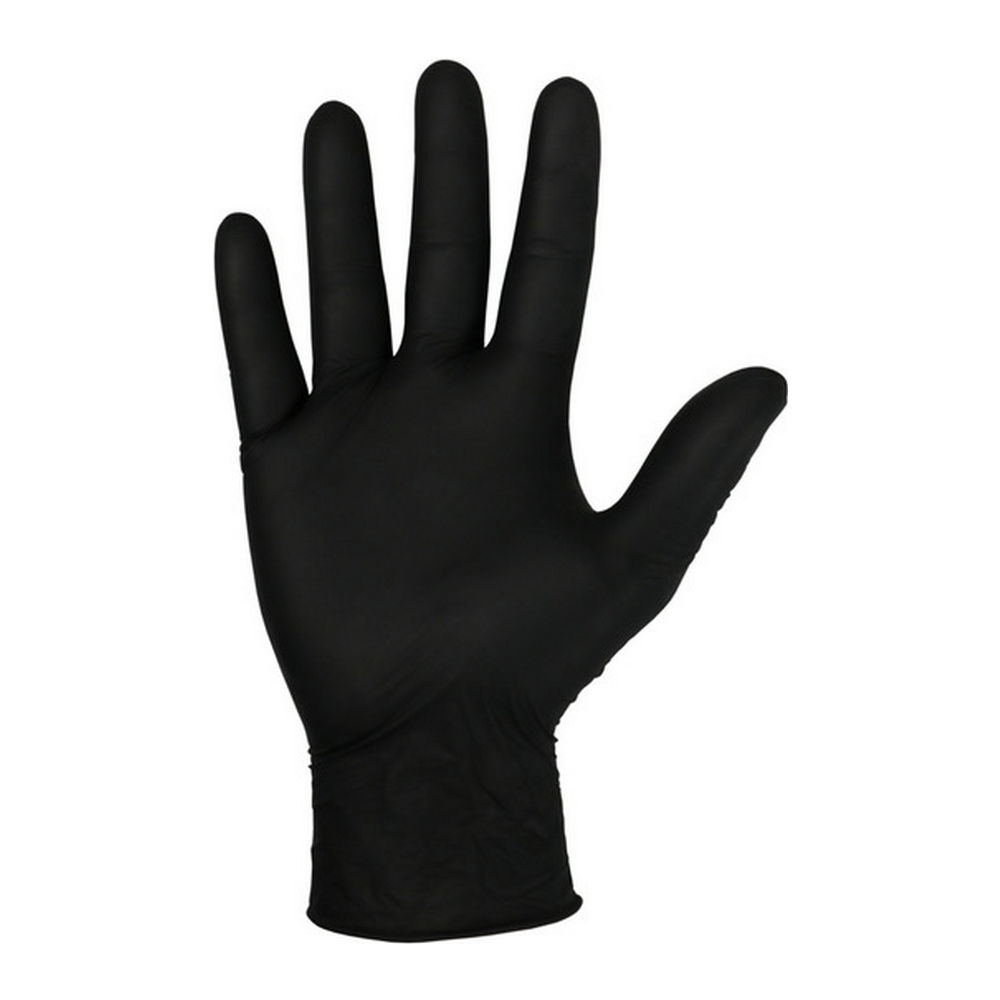 Bodyguards | Handschoen Nitril Zwart Ongepoederd M | 100 stuks