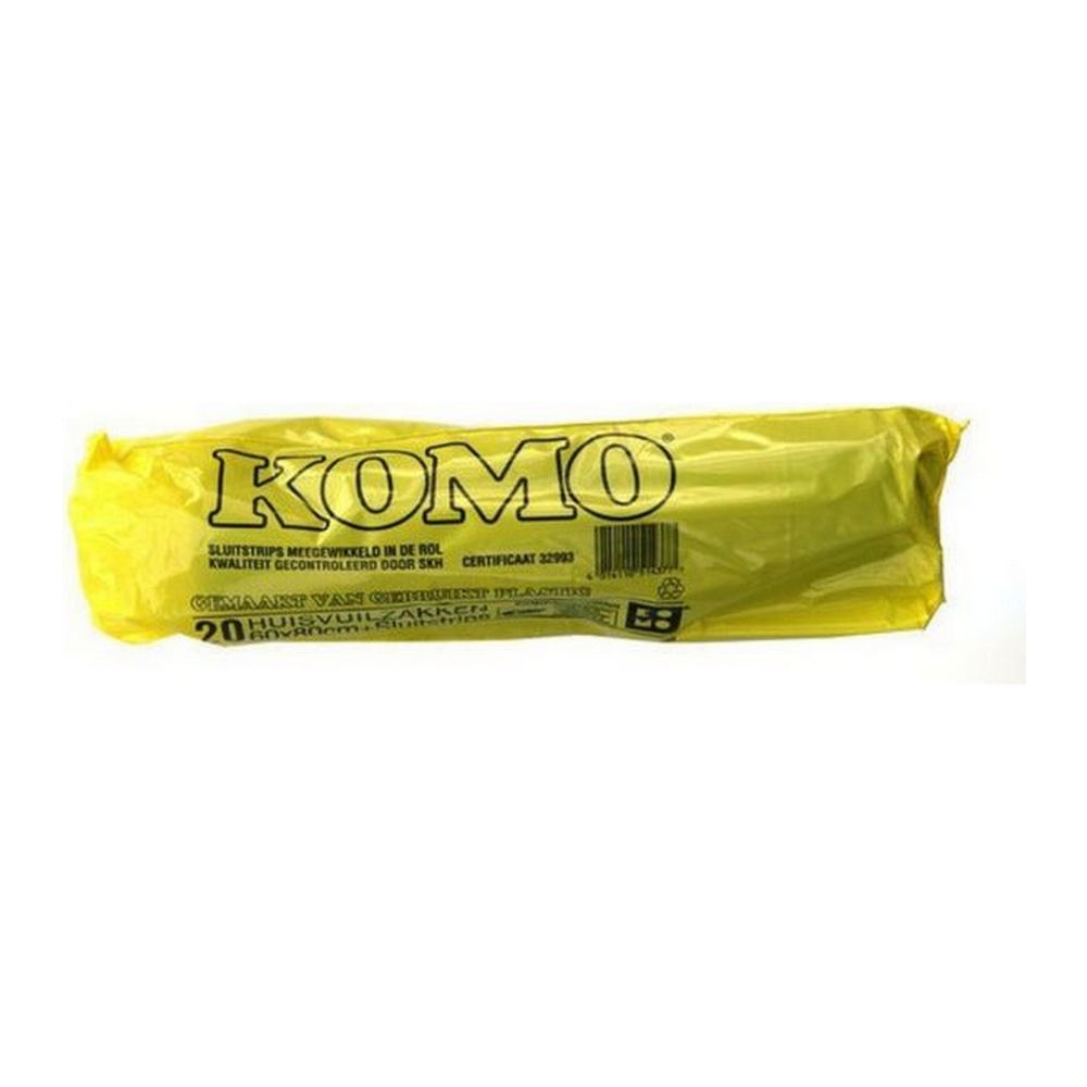 Komo | Afvalzak 60x80cm 50my | 20 x 20 stuks