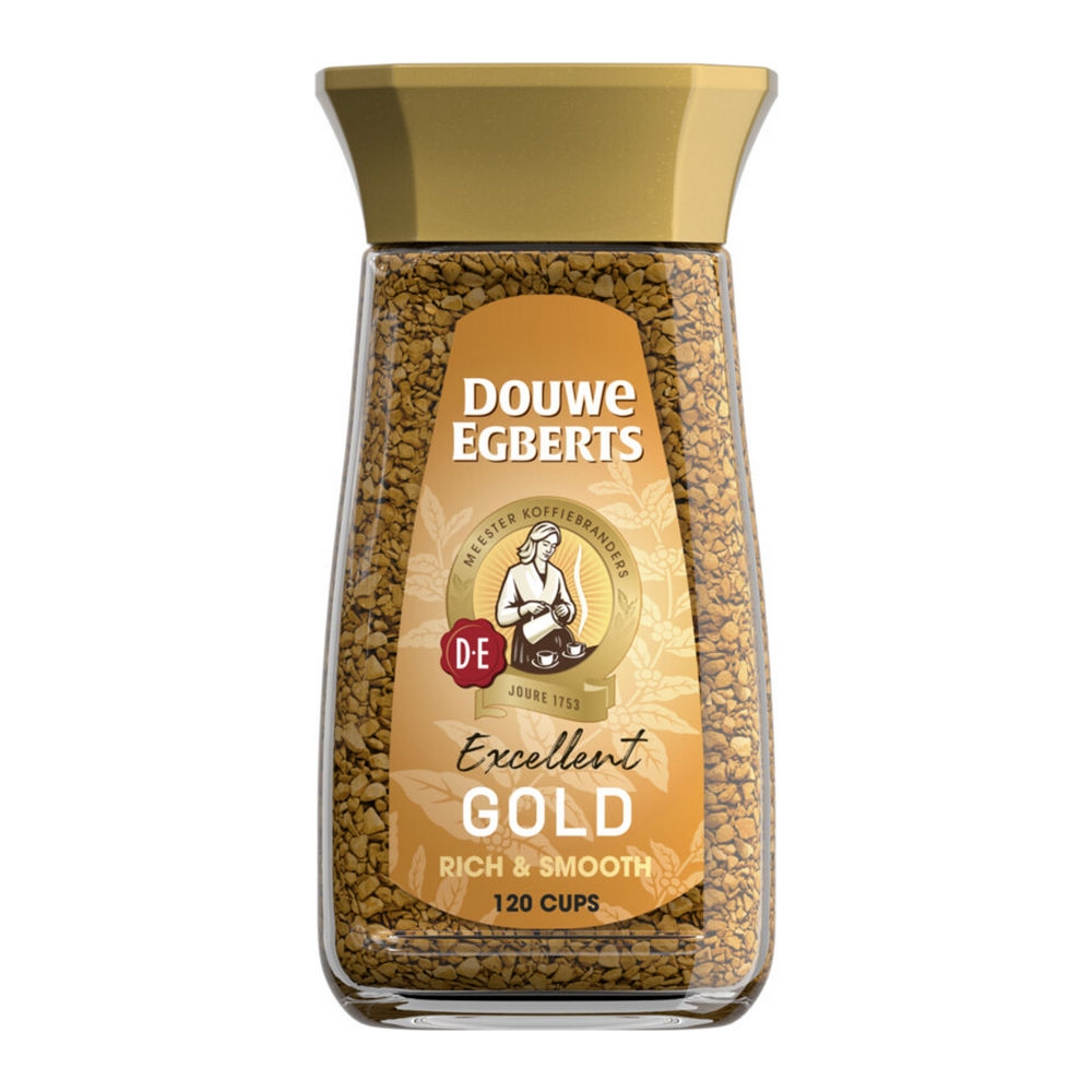 Douwe Egberts | Gold Oploskoffie | 200 gram afbeelding