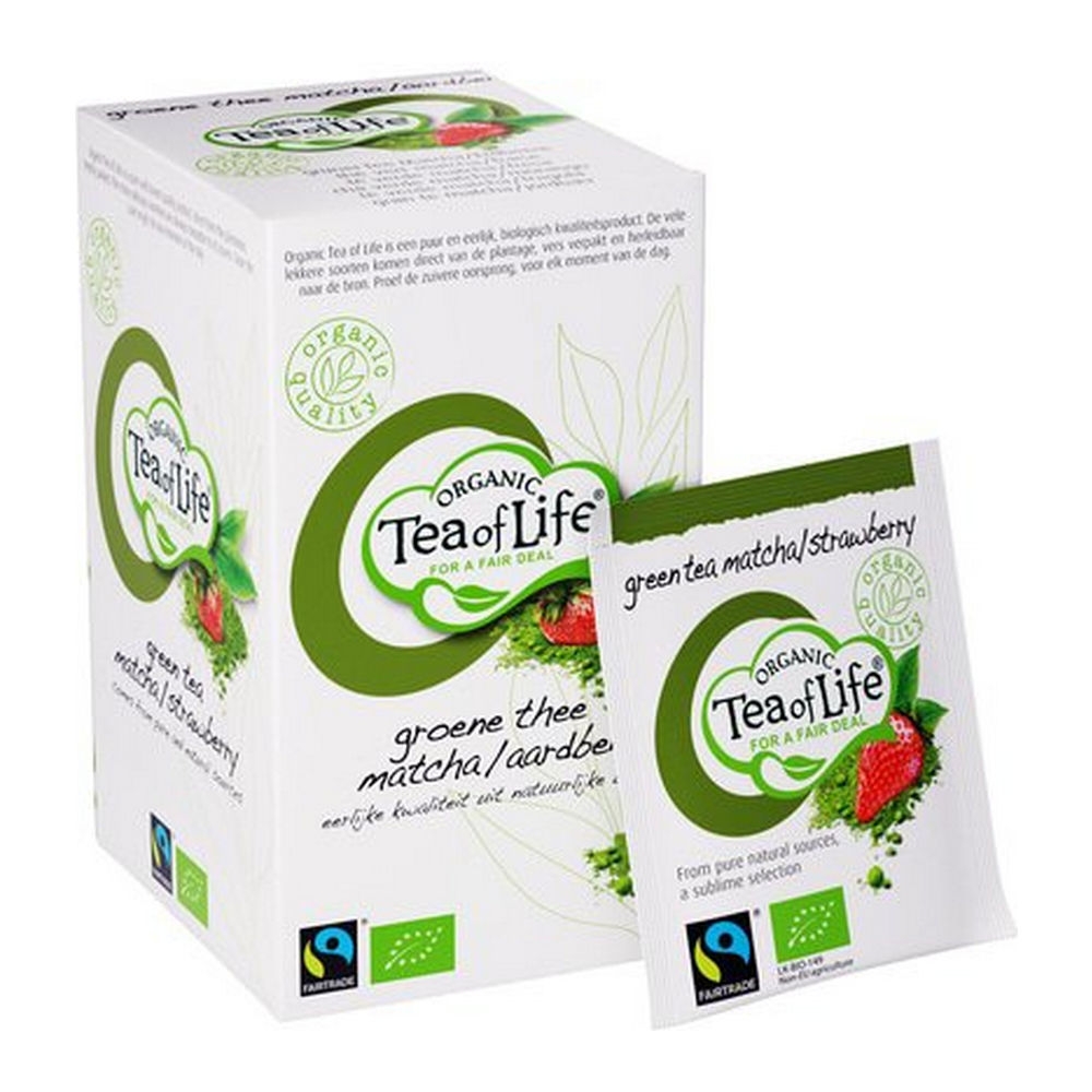 Tea of Life | Matcha Strawberry | 25 x 1.5 gram
