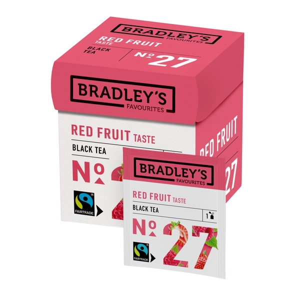 Bradley's | Favourites Black Tea Red Fruit | 6 x 12 x 2 gram afbeelding