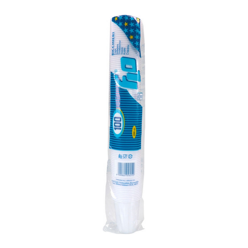 Drinkbeker | PS Wit 200cc | 100 x 180 ml