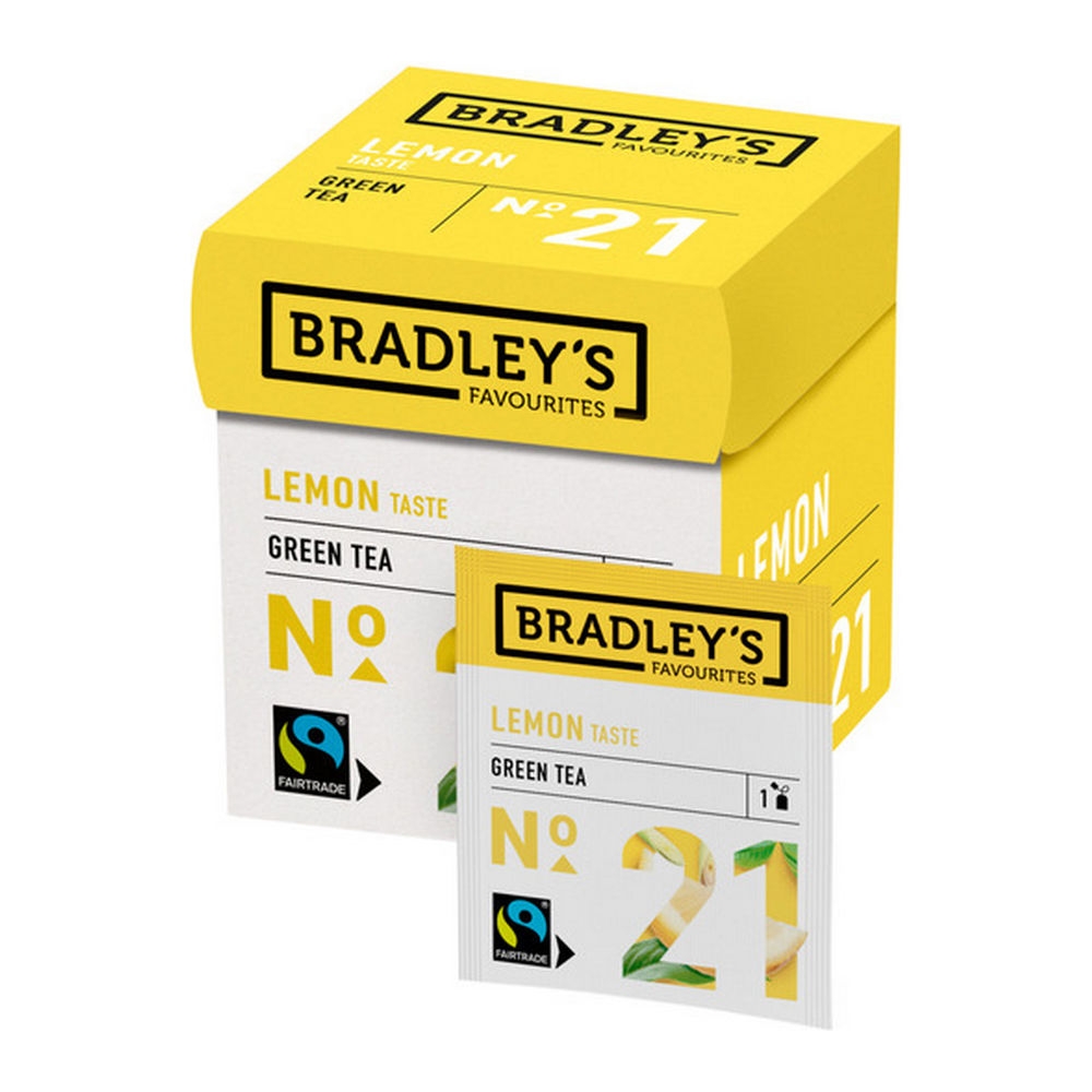 Bradley's | Favourites Green Tea Lemon | 6 x 12 x 1,75 gram afbeelding