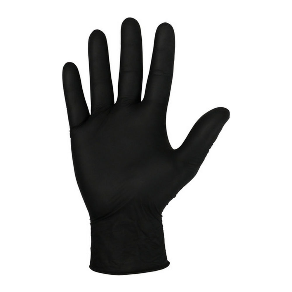 Bodyguards | Handschoen Nitril Zwart Ongepoederd S | 100 stuks