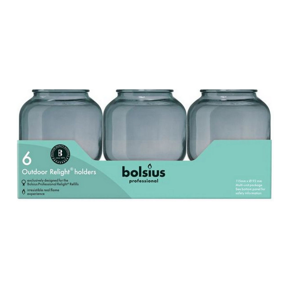 Bolsius &VerticalLine; Relight Houder Sphere Grijs &VerticalLine; 6 stuks