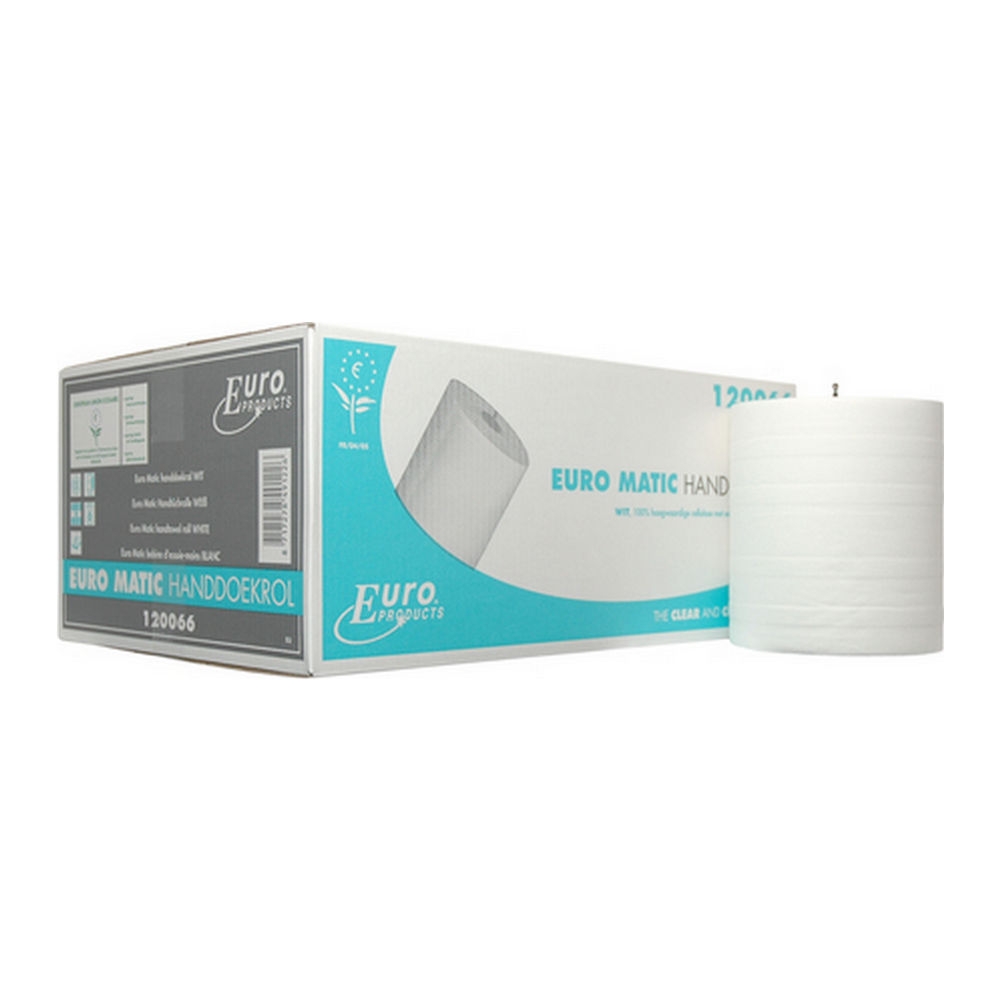 Euro Products | Handdoekrol Euro Matic | Wit | 6 x 150 meter afbeelding