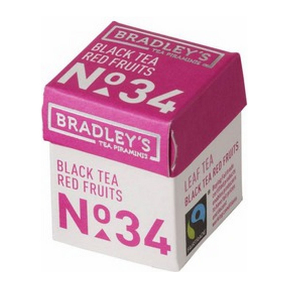 Bradley's | Piramini Black Tea Red Fruits N.34 | 30 stuks afbeelding