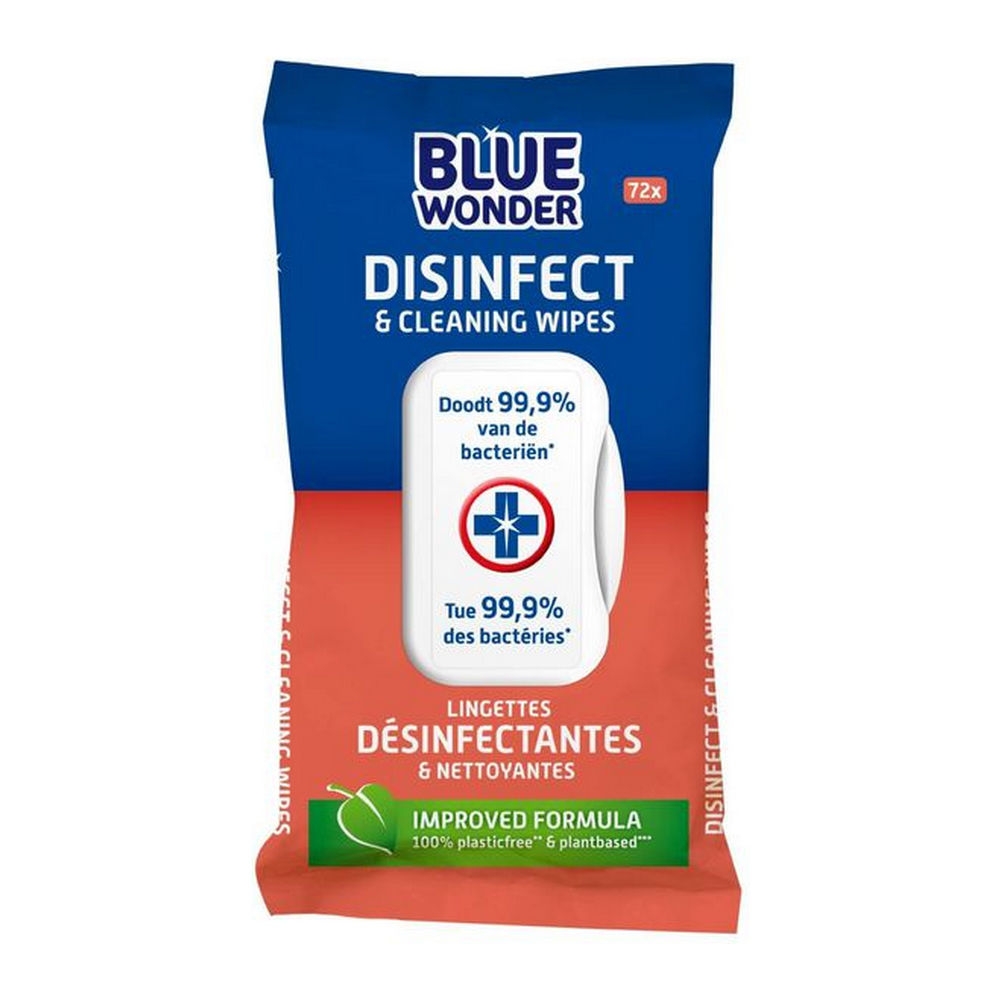 Blue Wonder | Desinfectiedoekjes | 6 x 72 stuks afbeelding