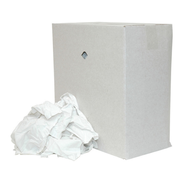 Euro Products | Poetsdoek | Witte Lakens | Gesneden | Doos 10 kg