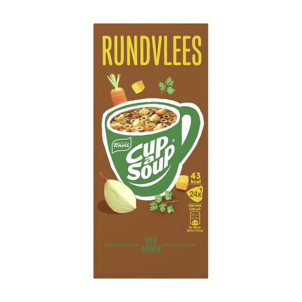 Knorr | Cup-A-Soup Rundvlees | 24 x 140 ml