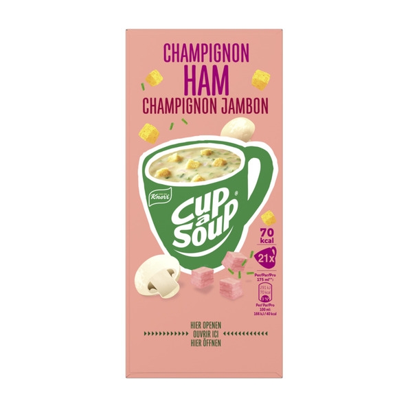 Knorr | Cup-A-Soup Champignon Ham | 21 x 175 ml