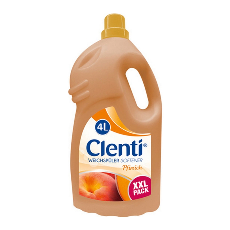 Clenti | Wasverzachter Perzik | 4 x 4 liter
