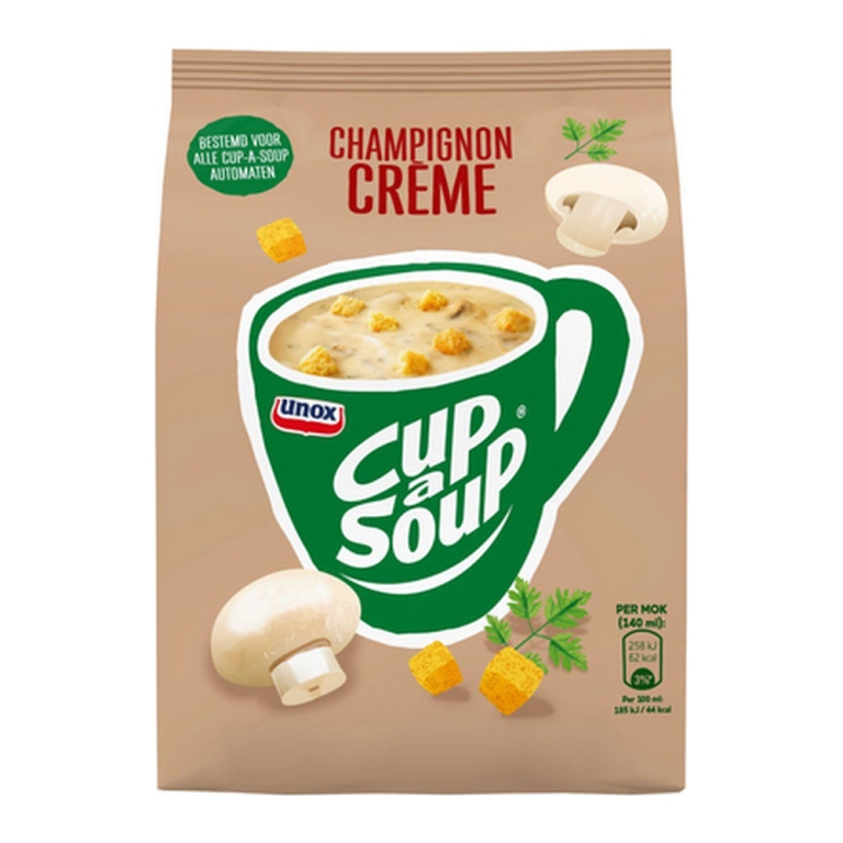 Unox | Cup-A-Soup Vendingzak Champignon | 40-Porties