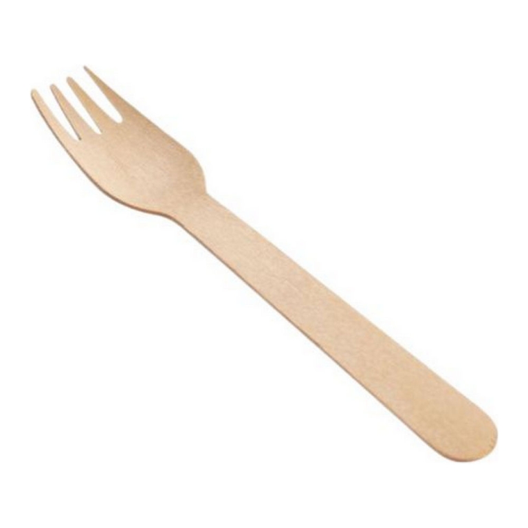 Vork | Hout 16cm | 250 stuks