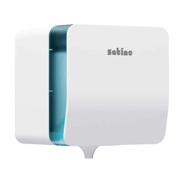 Satino | CF1 Poetsroldispenser Midi Wit | Per stuk