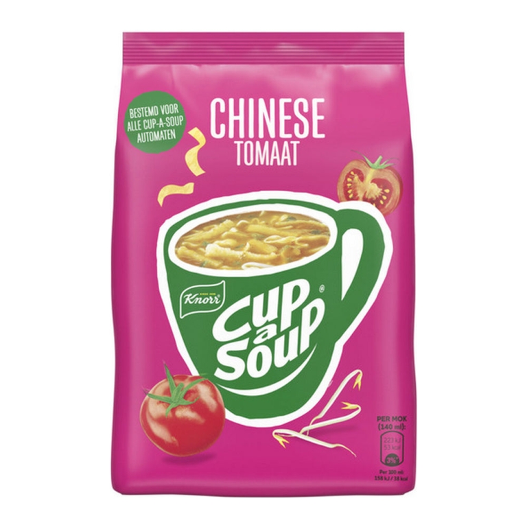 Knorr | Cup-a-soup Vending Chinese Tomaat 40-porties | Per stuk