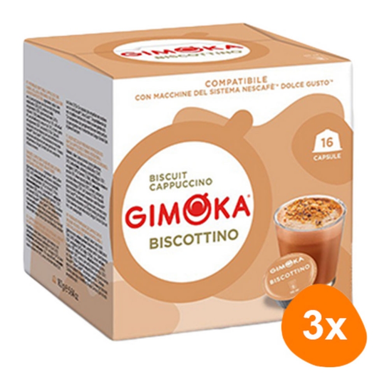 Gimoka | Biscottino | 3 x 16 caps
