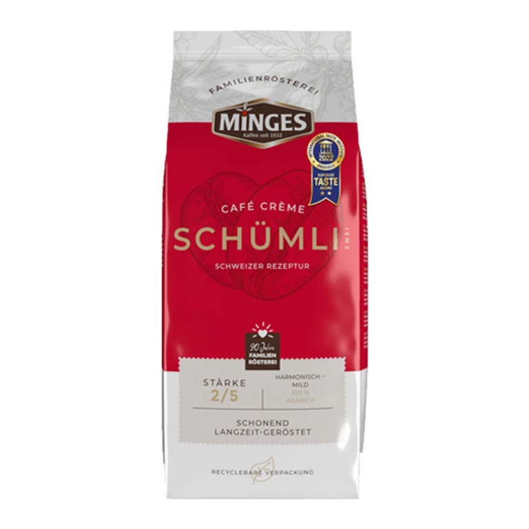 Minges | Cafe Creme Schumli 2 Bonen | 1000 gram