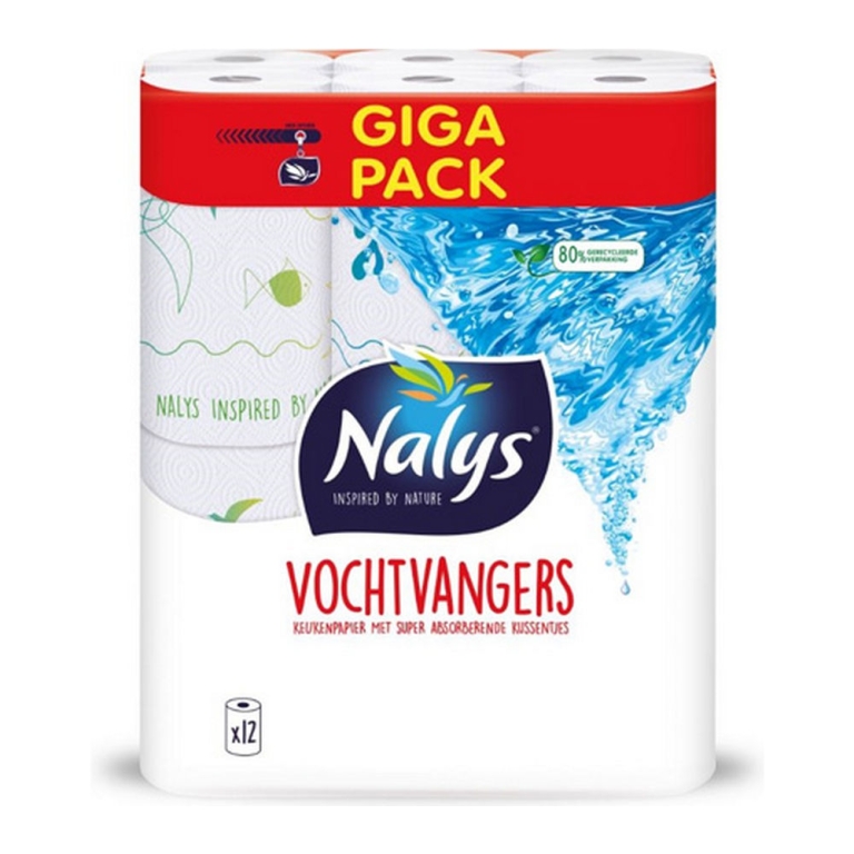 Nalys | Keukenpapier Vochtvangers | 12 stuks