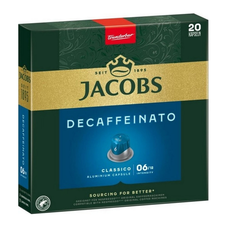 Jacobs | Nespresso Lungo decaffeinato | 10 x 20 capsules