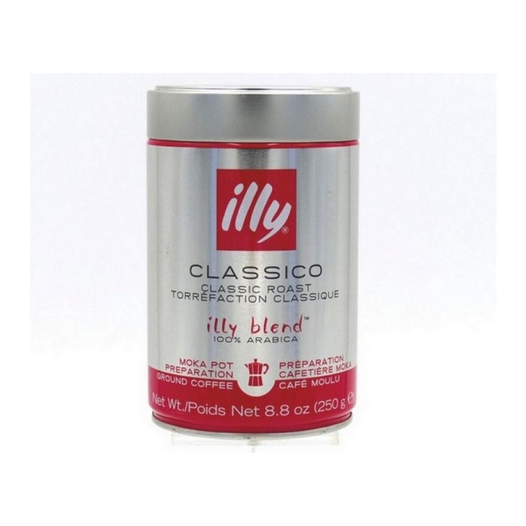 Illy | Classico Moka Intenso Gemalen Blik | 6 x 250 gram