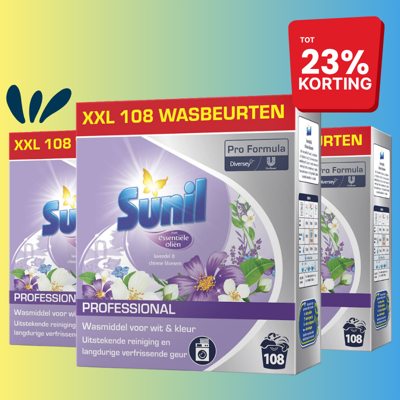 Krachtig wassen voor grootverbruik