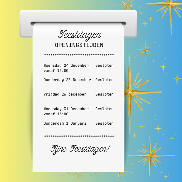 Aangepaste openingstijden tijdens de feestdagen