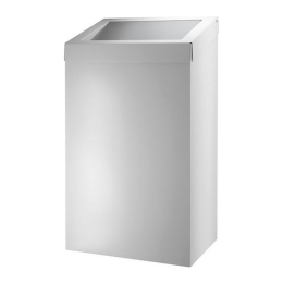 Dutch Bins | Afvalbak | Gesloten | Wit | Inhoud: 50 liter