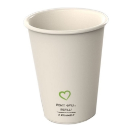 Reusable Koffiebeker Blanco Beige 180cc | 400 stuks