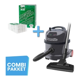 Combideal | Numatic | 1x Stofzuiger PPR240-11 Graphite | 10x Stofzuigerzak NVM-1CH Hepa 10 stuks